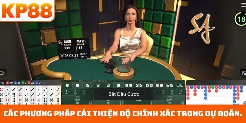 Tài Xỉu Online Ở KP88 – Mang Lợi Thế Phân Tích Cho Hội Viên 3 Các phương pháp cải thiện độ chính xác trong dự đoán.