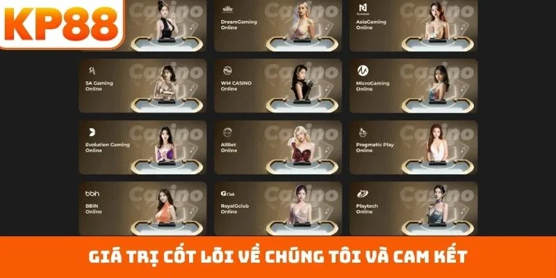 Giá trị cốt lõi về chúng tôi và cam kết