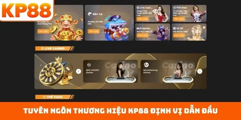 KP88 12 Tuyên ngôn thương hiệu KP88 định vị dẫn đầu